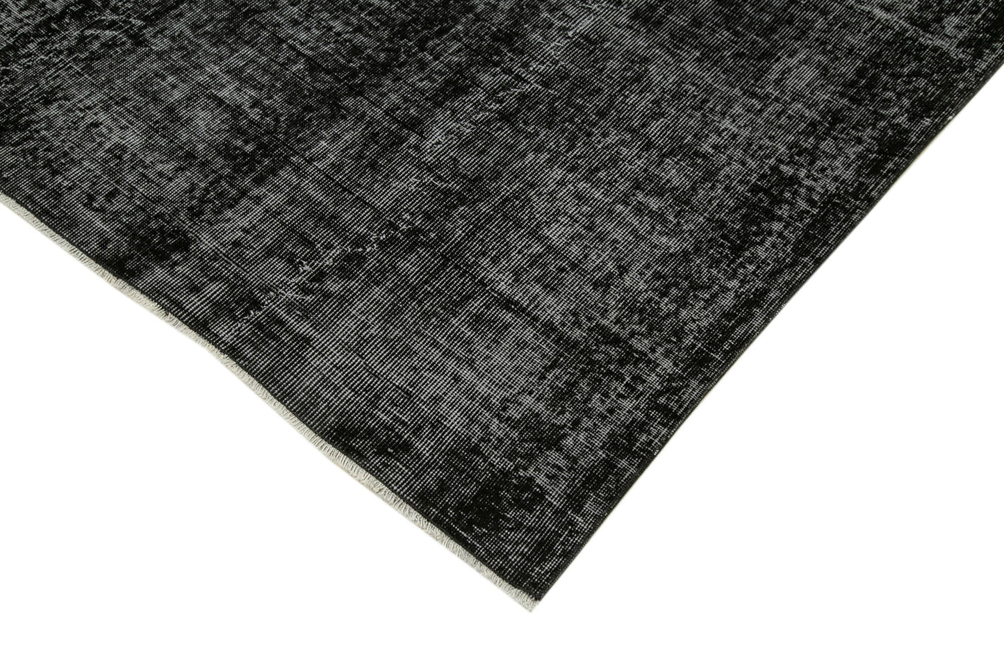 7x9 Black Overdyed Rug - 39329