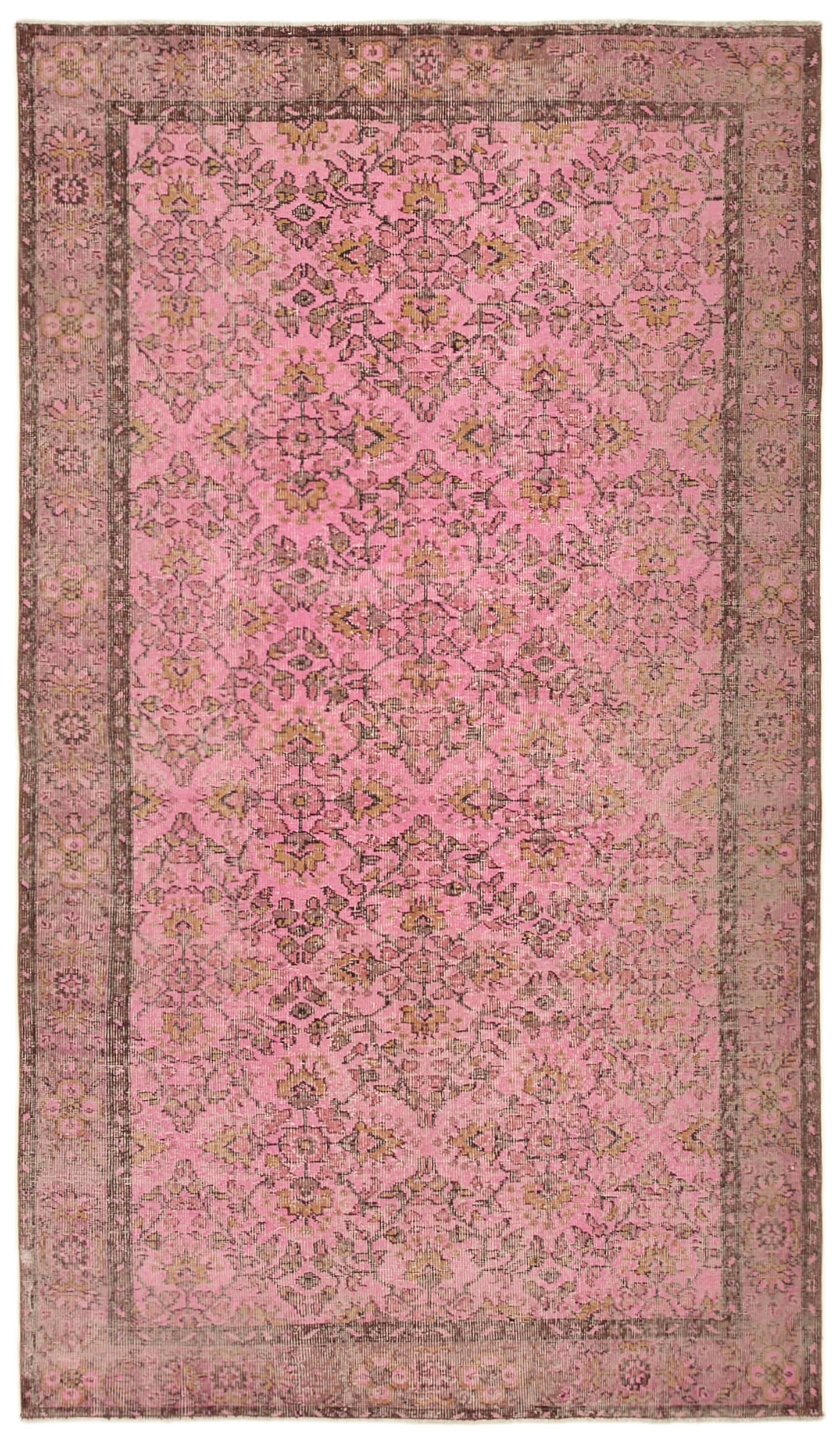 5x8 Pink Overdyed Rug - 39332