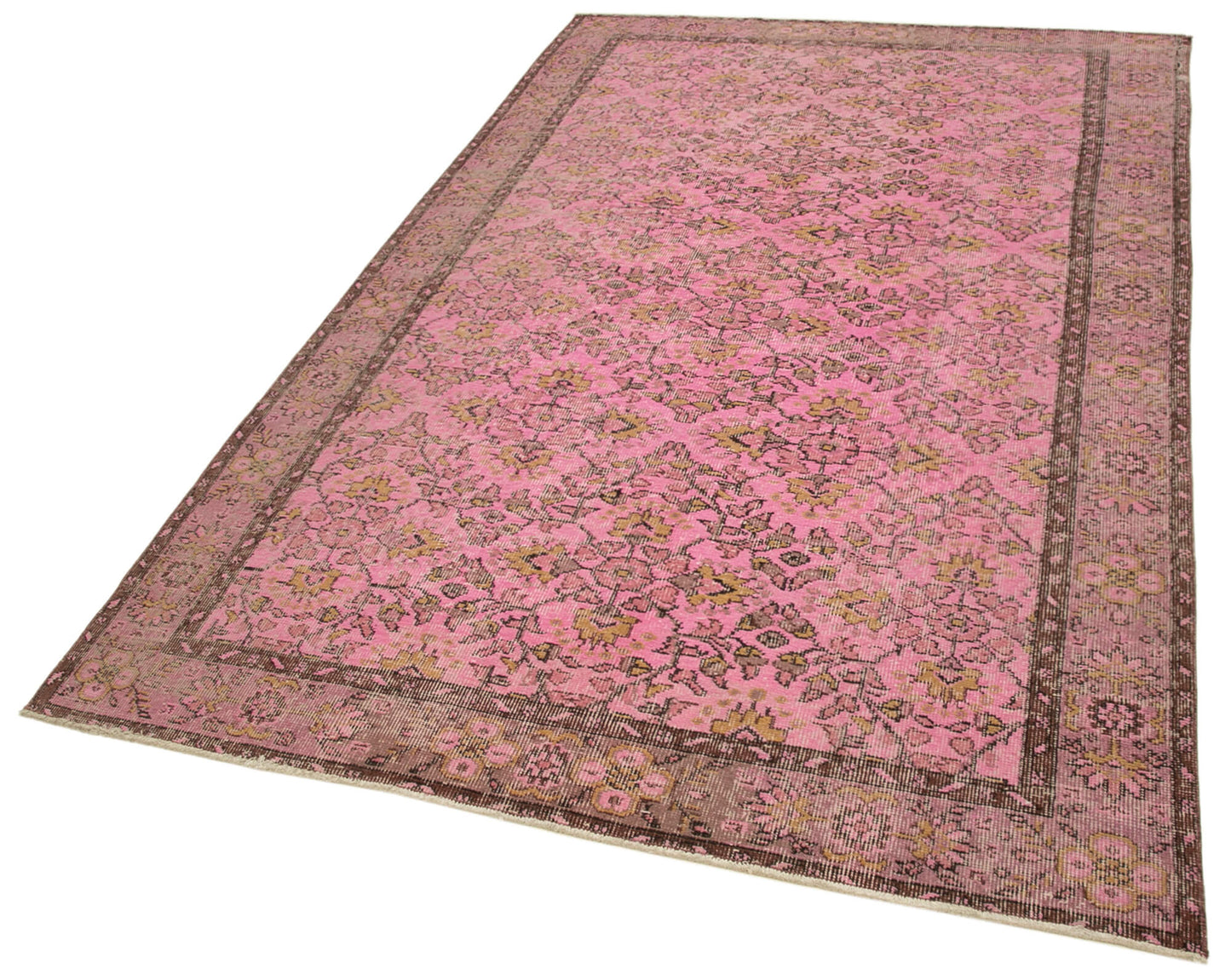 5x8 Pink Overdyed Rug - 39332