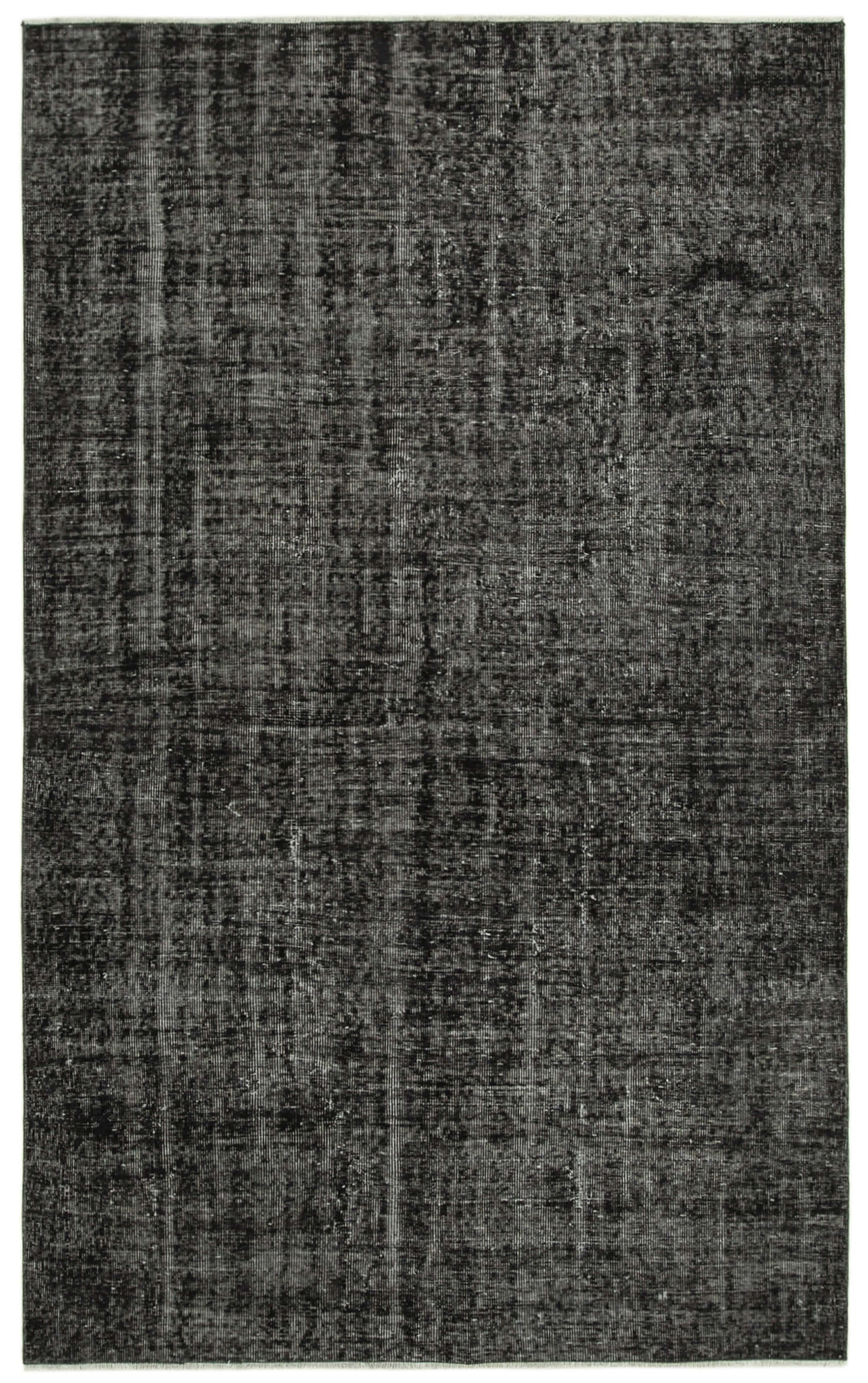 5x9 Black Overdyed Rug - 39344