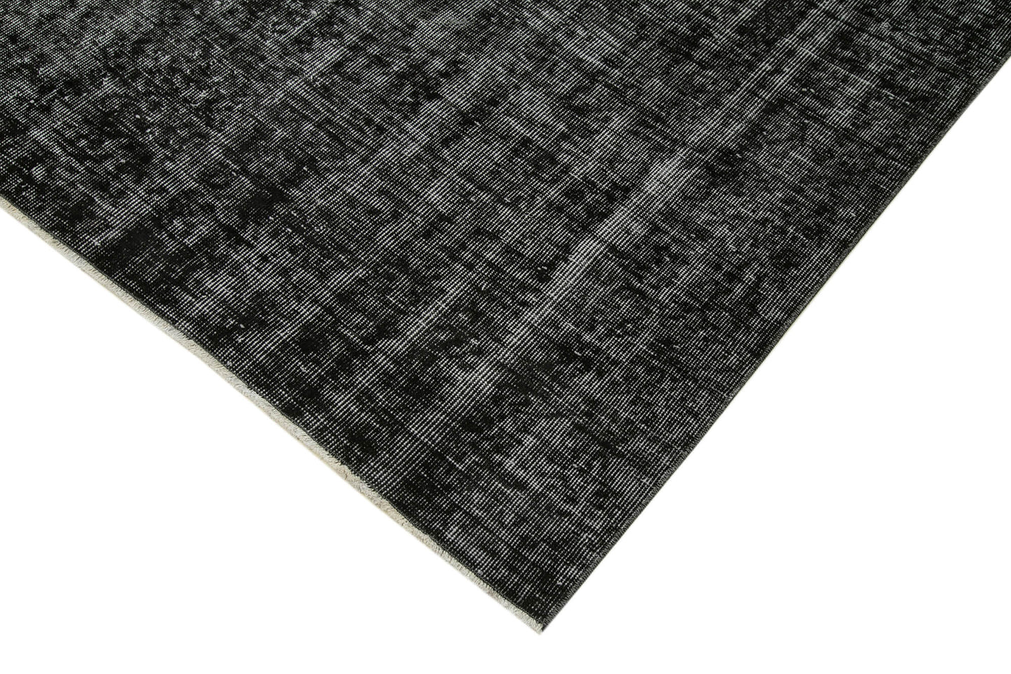 5x9 Black Overdyed Rug - 39344