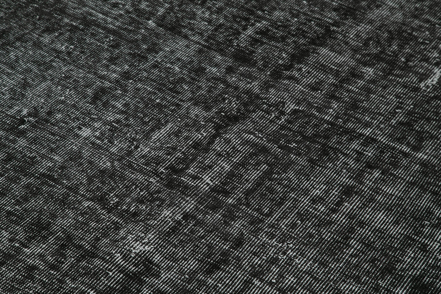 5x9 Black Overdyed Rug - 39344