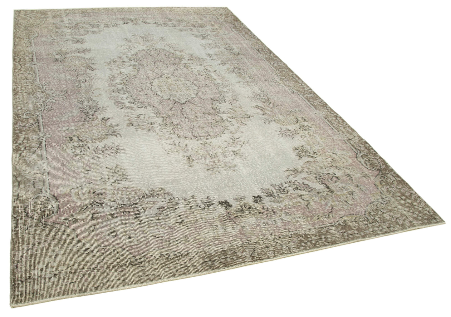 6x10 Grey Overdyed Rug - 39348