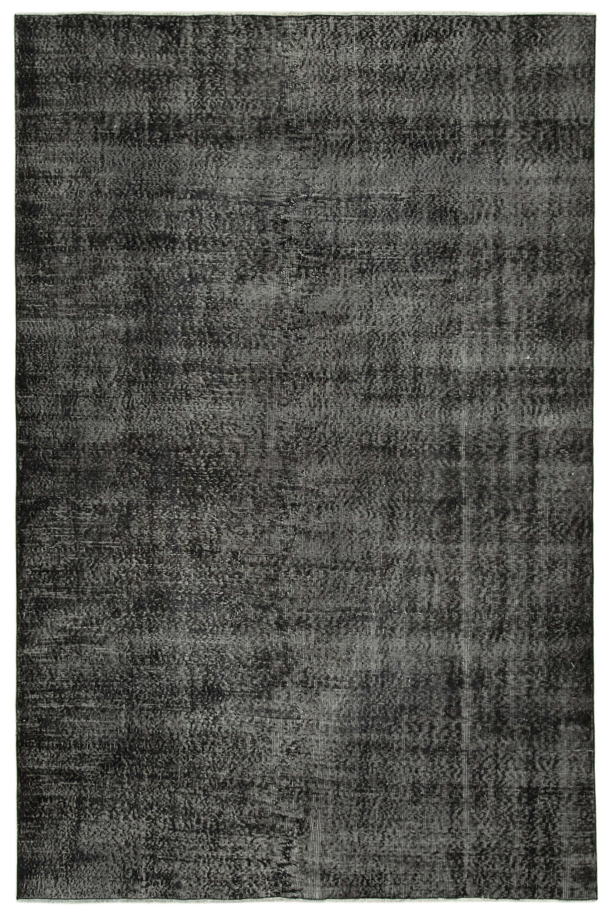 6x10 Black Overdyed Rug - 39351