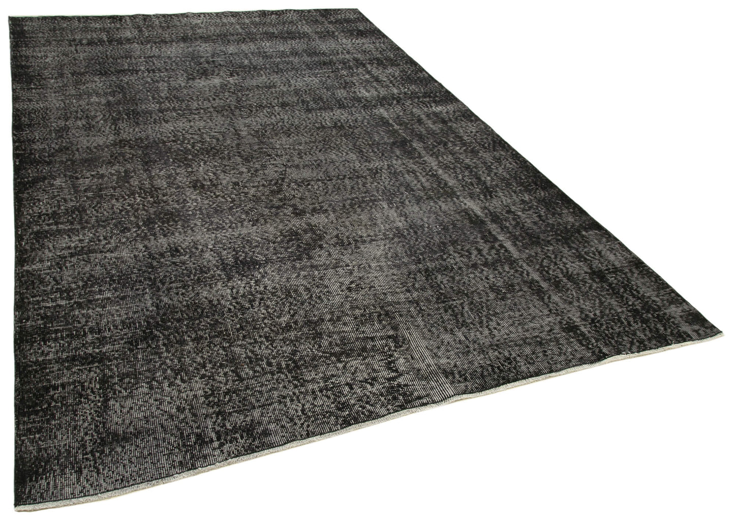 6x10 Black Overdyed Rug - 39351