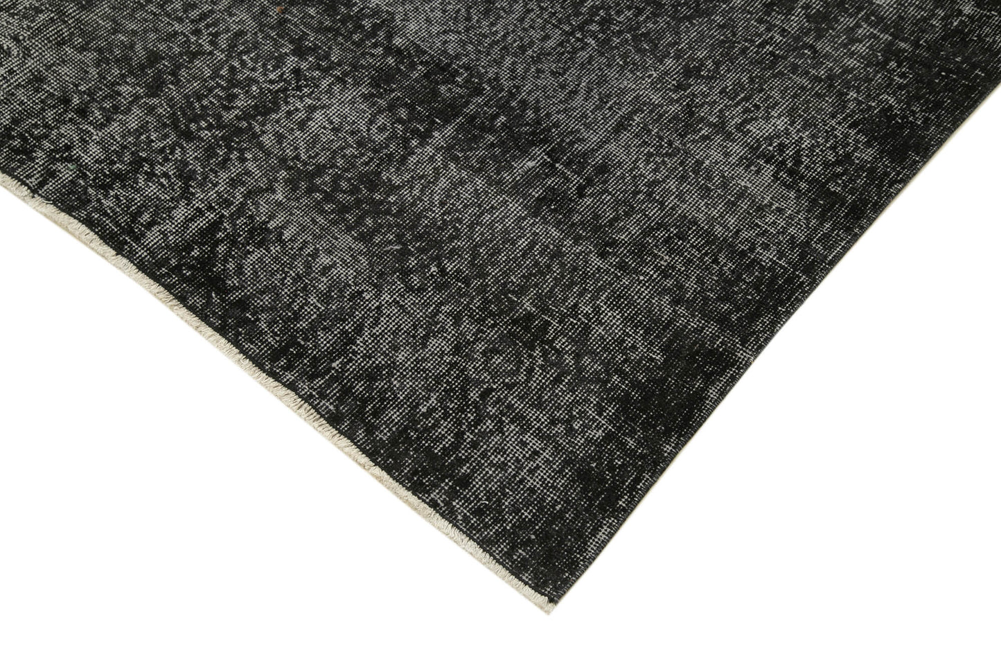 6x10 Black Overdyed Rug - 39351