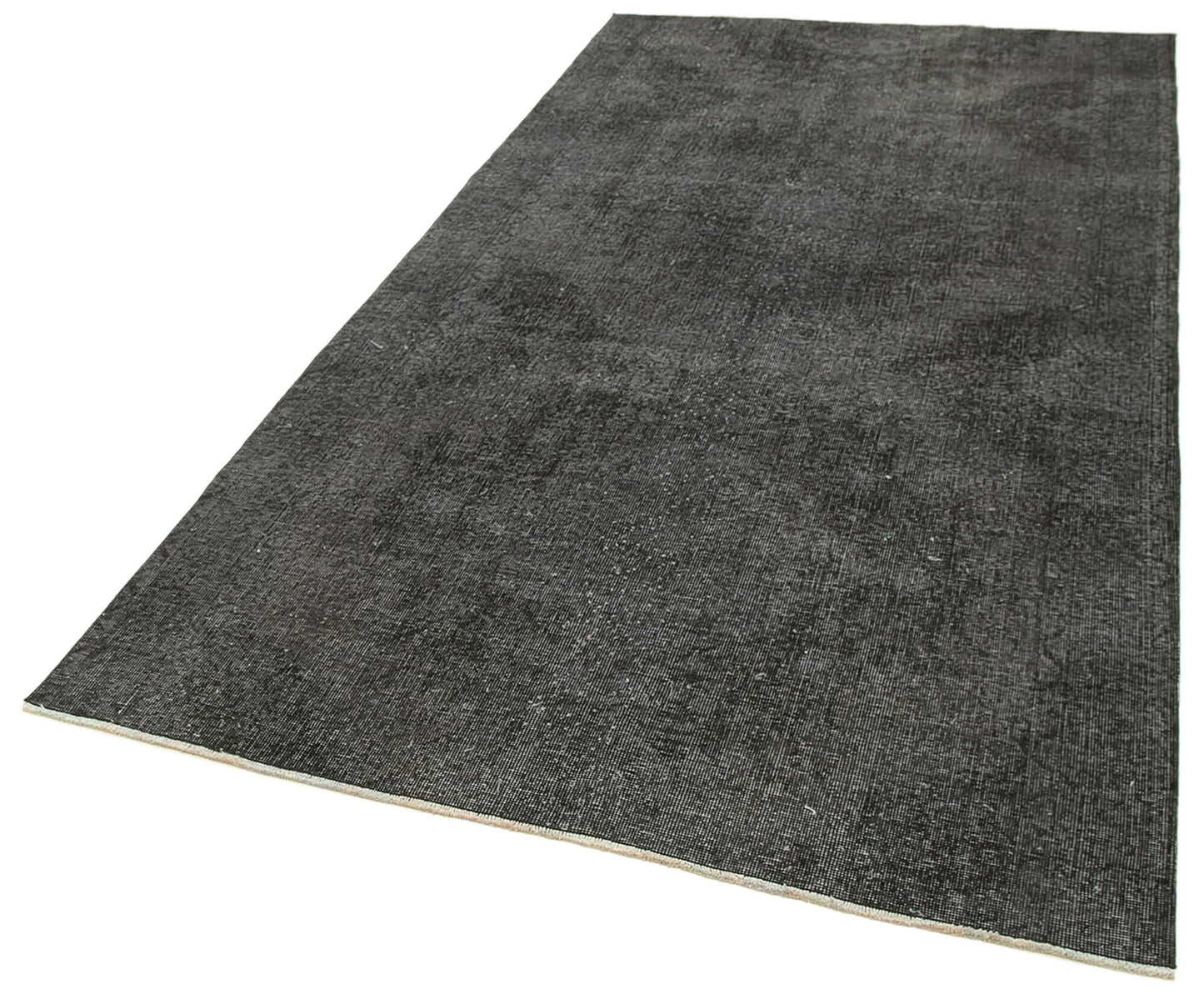 5x10 Black Overdyed Rug - 39369