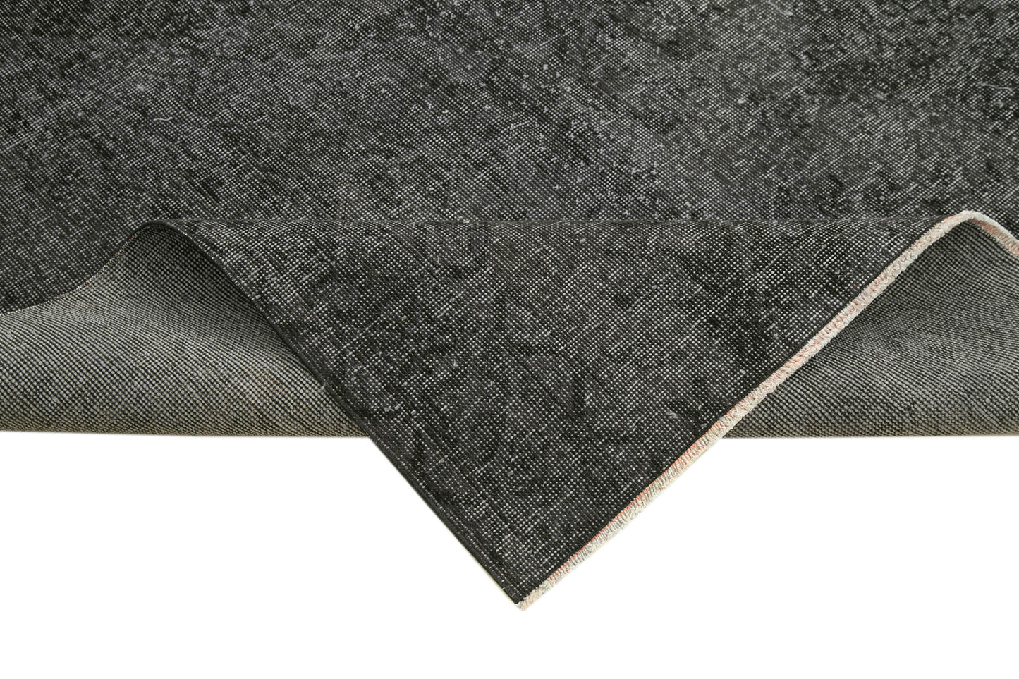 5x10 Black Overdyed Rug - 39369