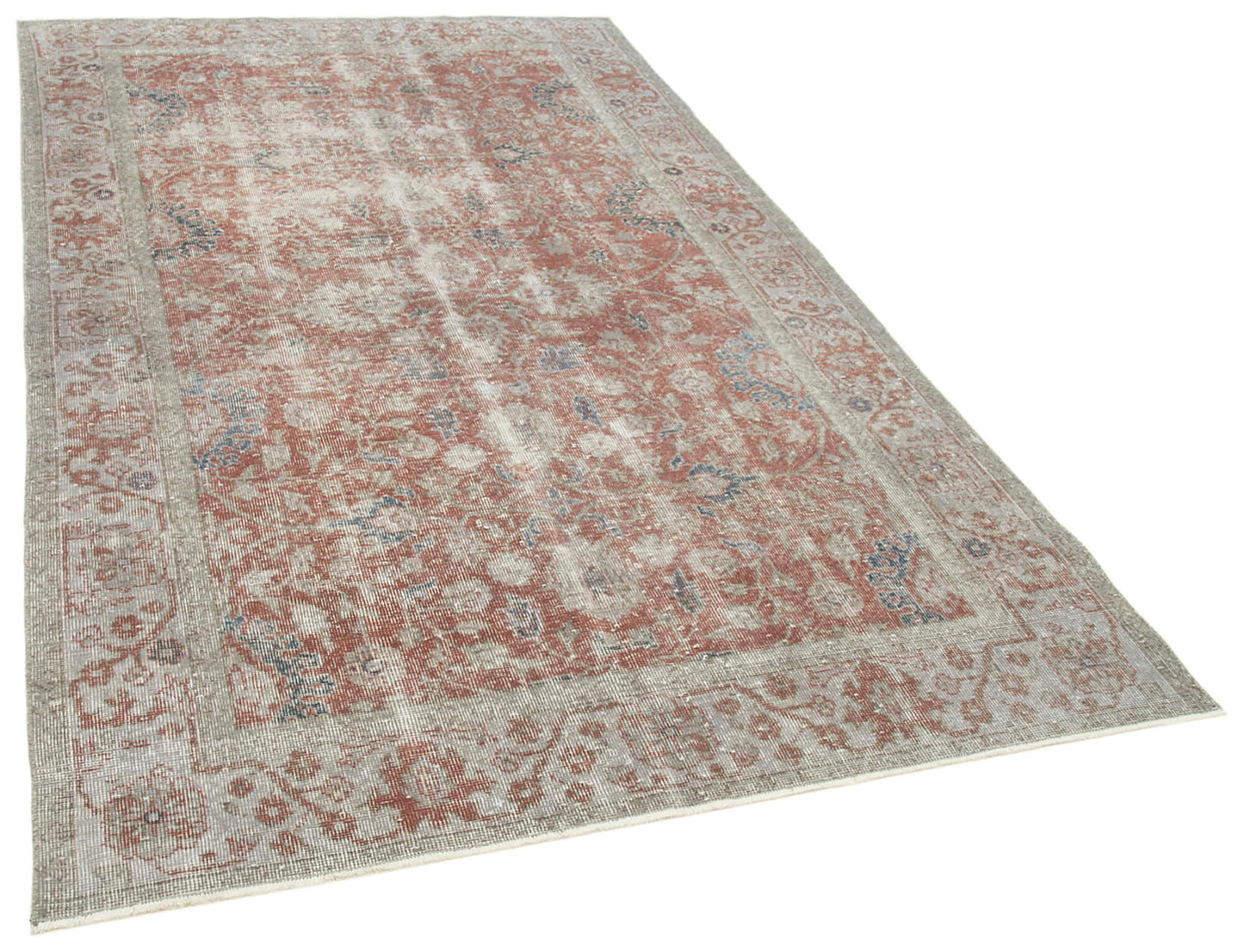 5x9 Red Overdyed Rug - 39371