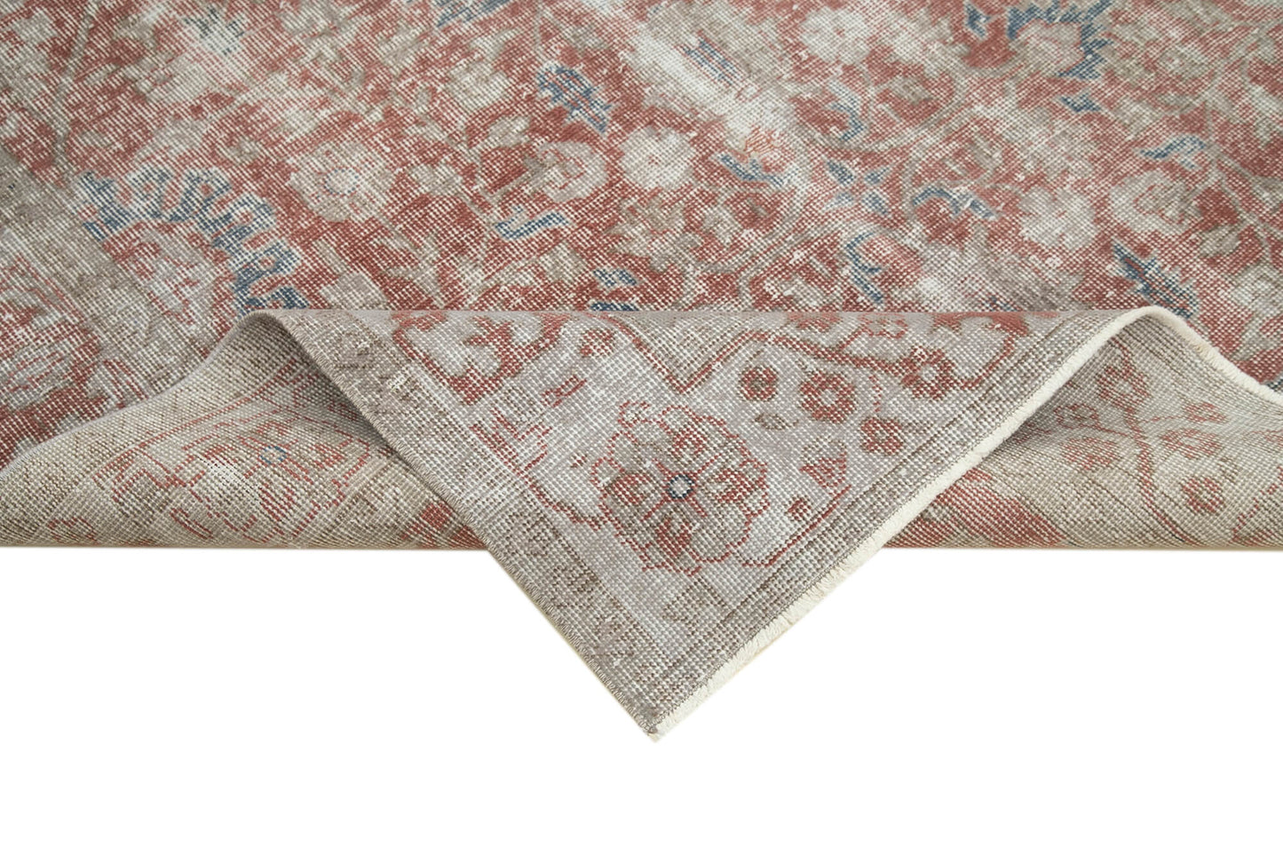 5x9 Red Overdyed Rug - 39371