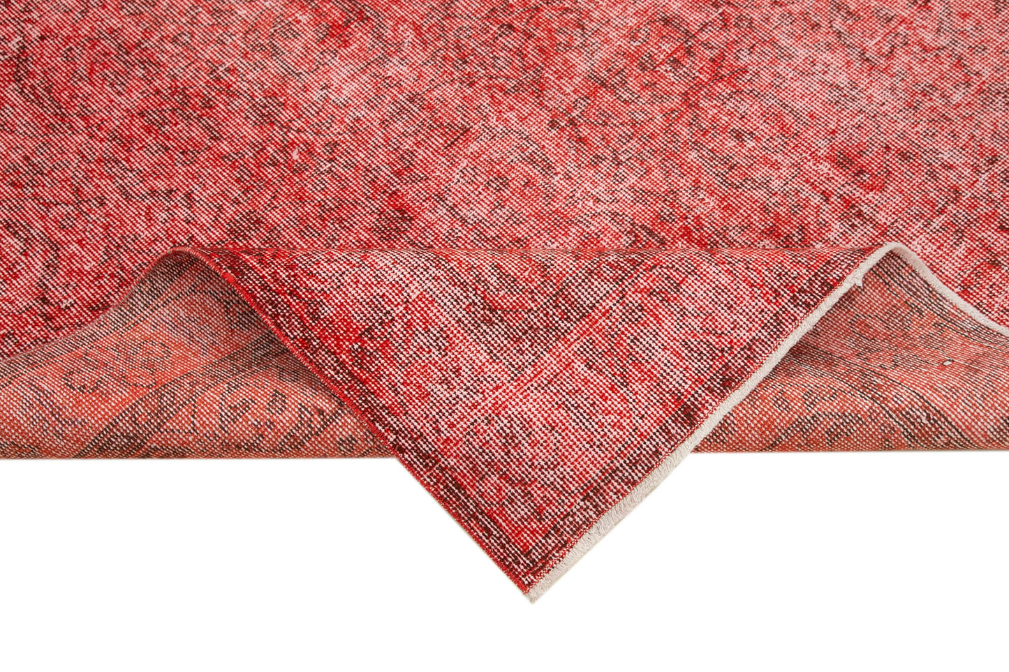 5x9 Red Overdyed Rug - 39373