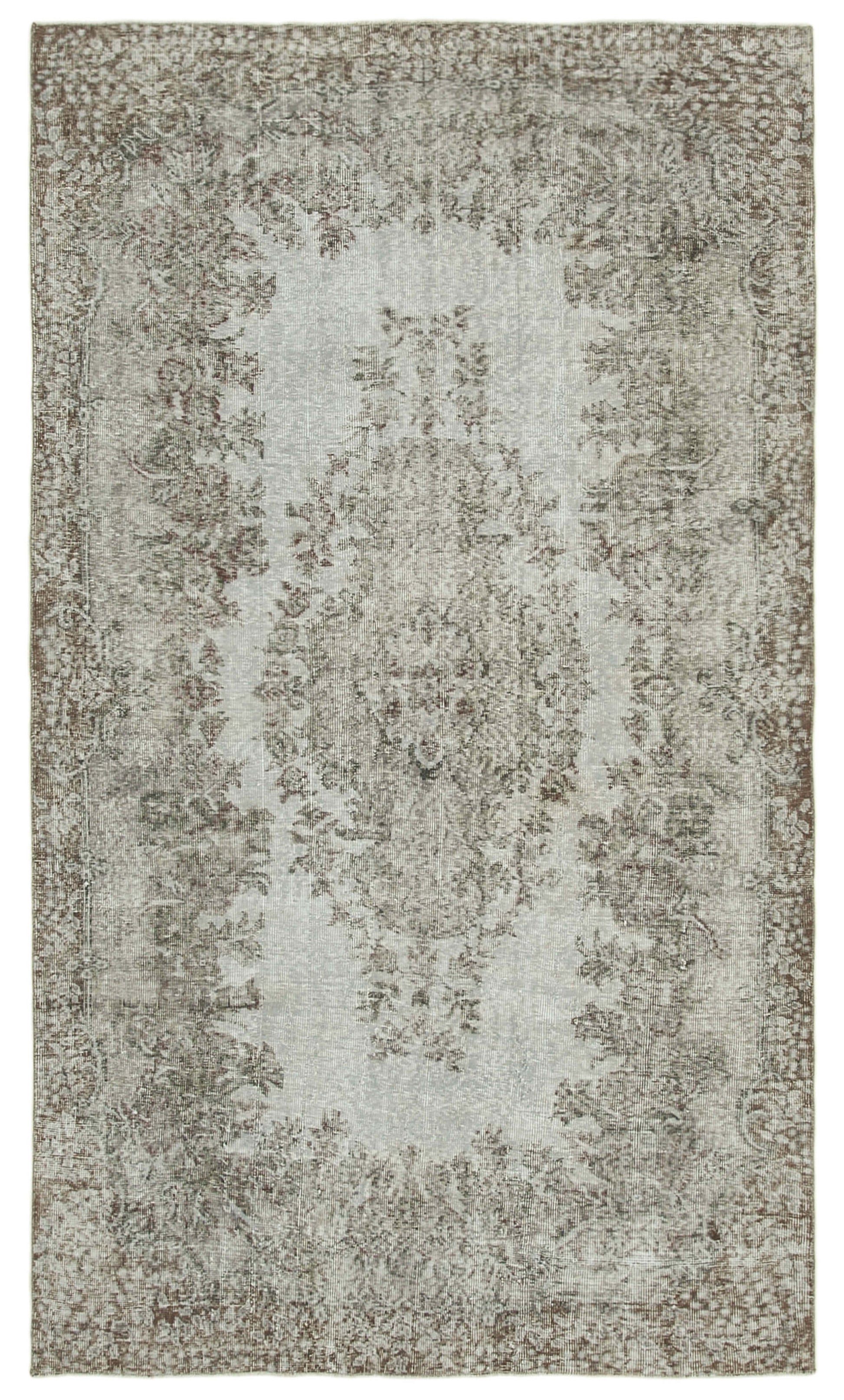 5x9 Grey Overdyed Rug - 39374