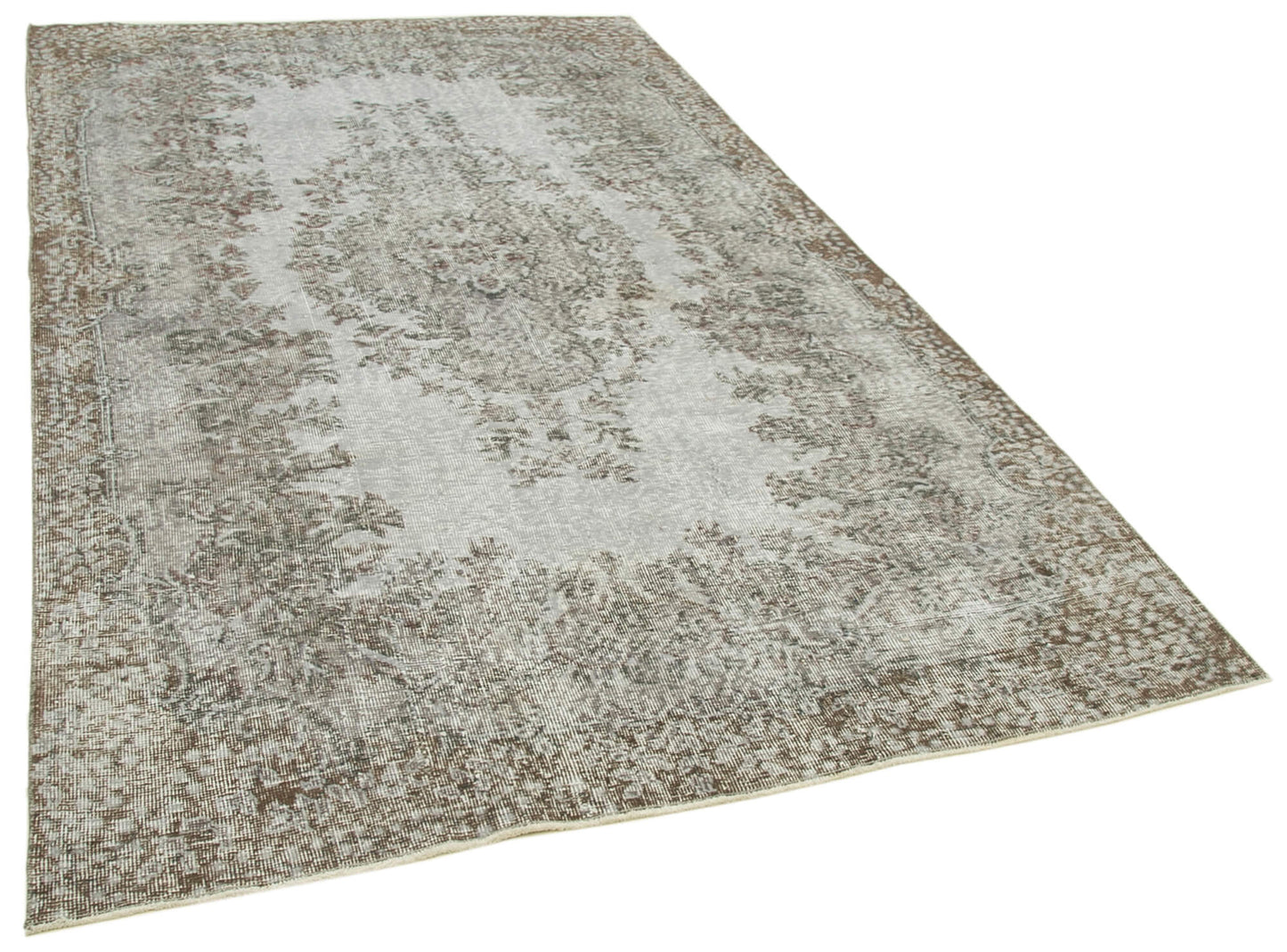 5x9 Grey Overdyed Rug - 39374