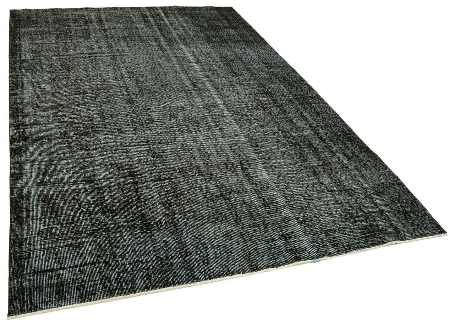 6x9 Black Overdyed Rug - 39379