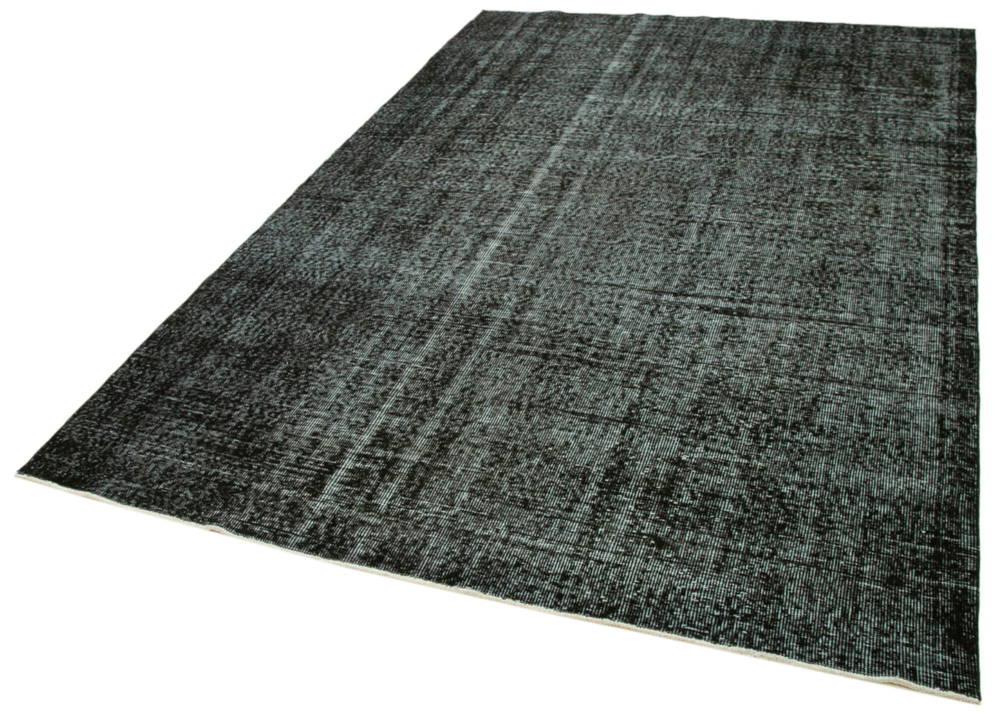 6x9 Black Overdyed Rug - 39379