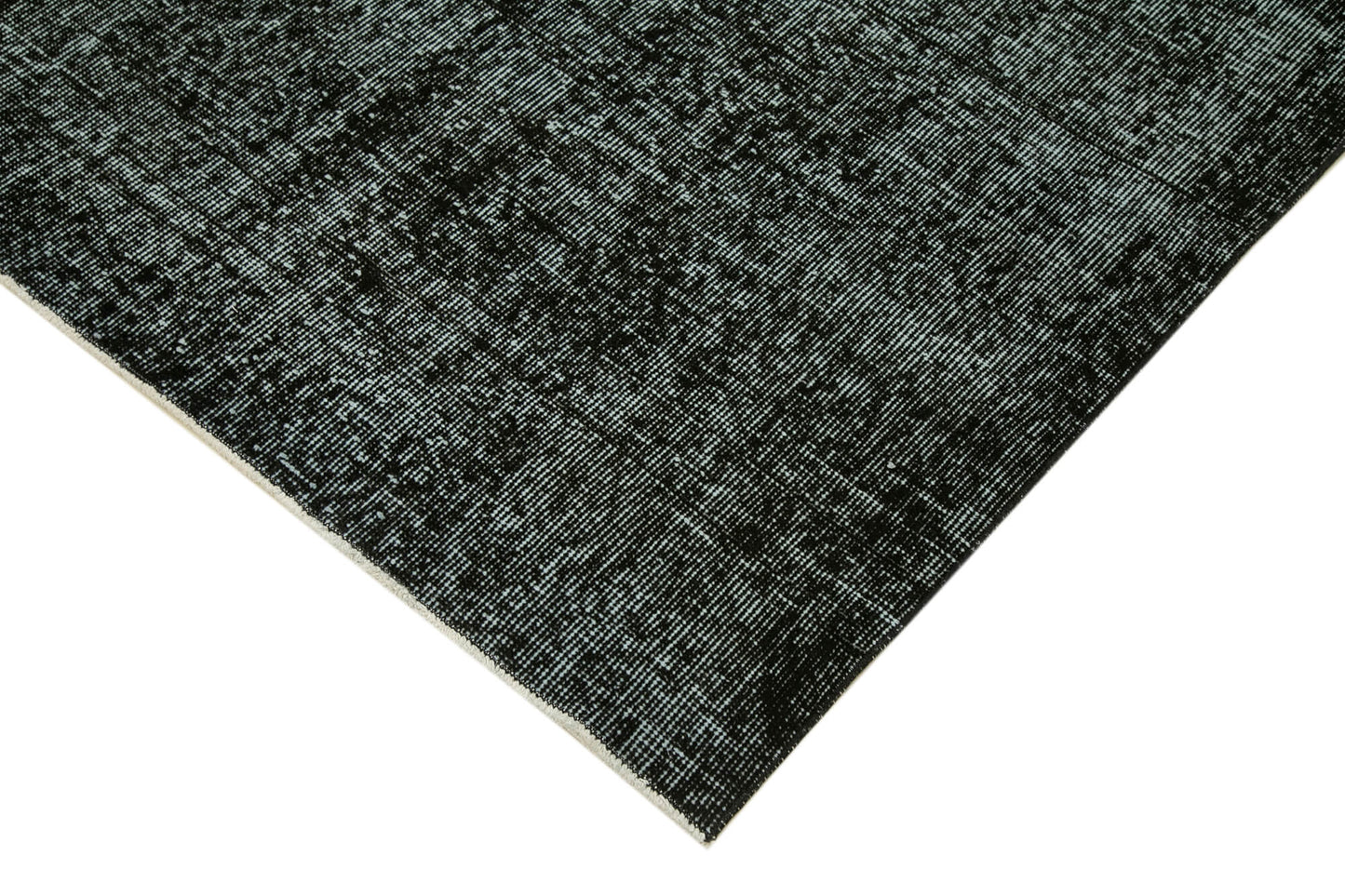 6x9 Black Overdyed Rug - 39379