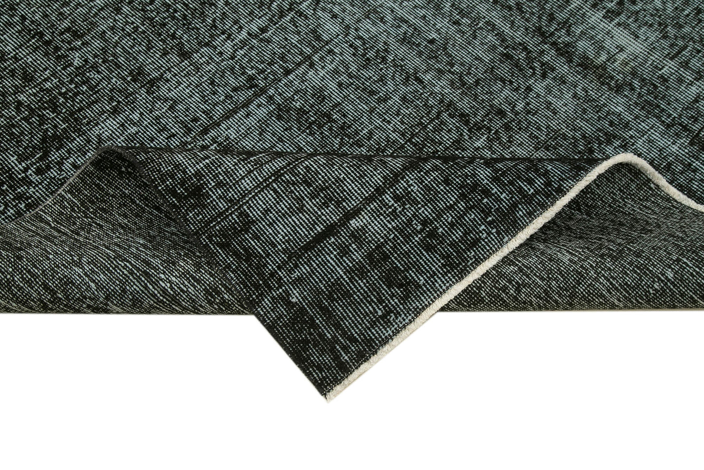 6x9 Black Overdyed Rug - 39379