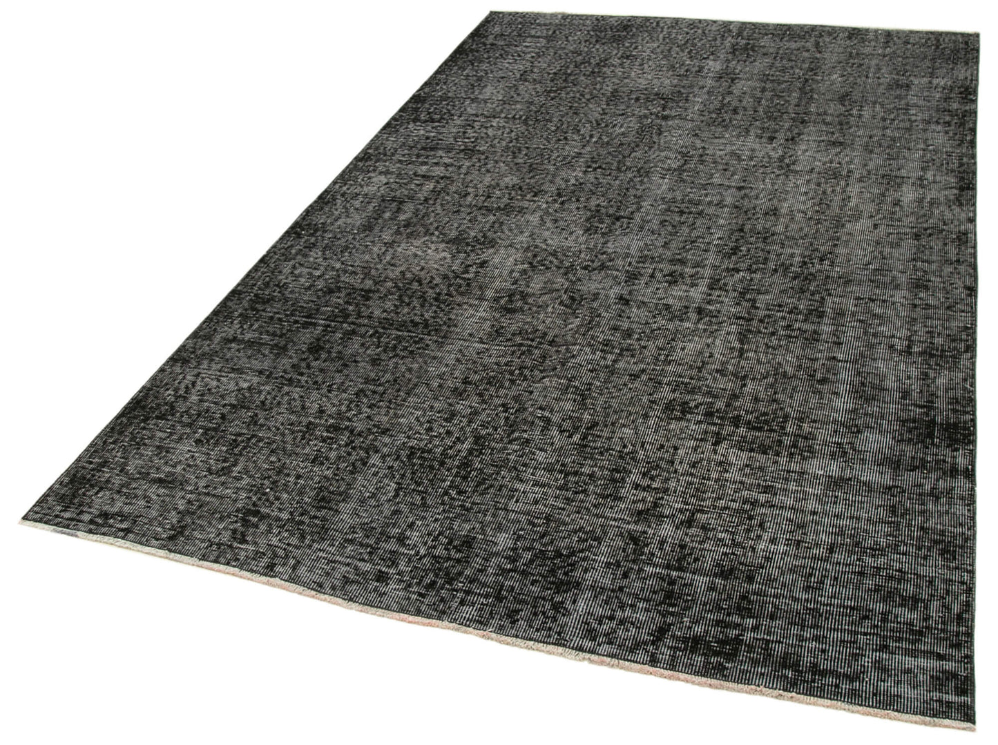 5x8 Black Overdyed Rug - 39380