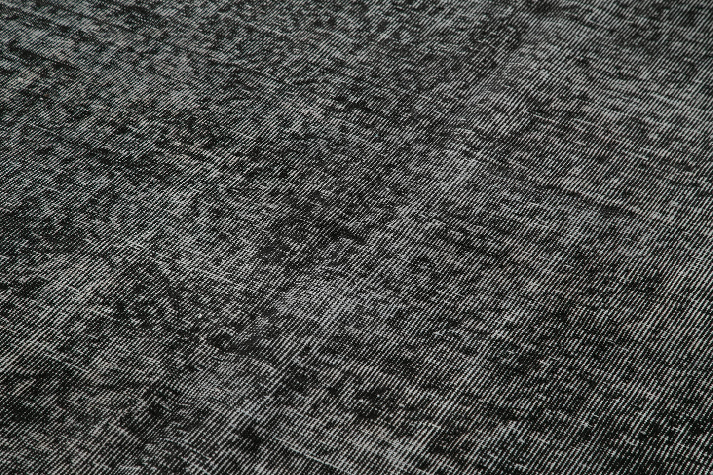 5x8 Black Overdyed Rug - 39380