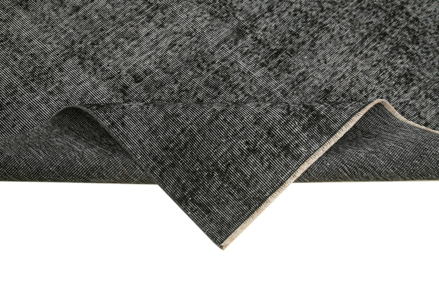 5x8 Black Overdyed Rug - 39380