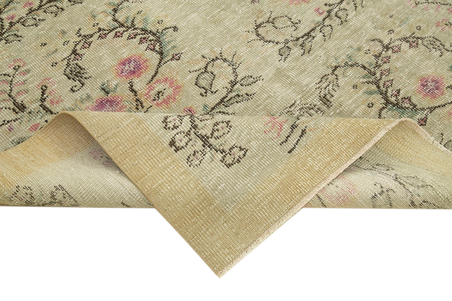 6x9 Beige Overdyed Rug - 39391