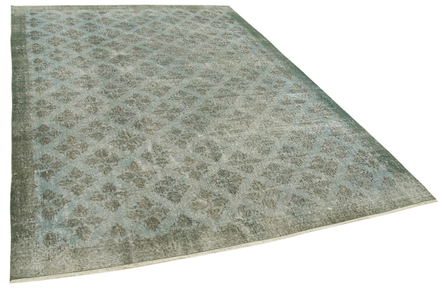 7x10 Blue Overdyed Rug - 39395