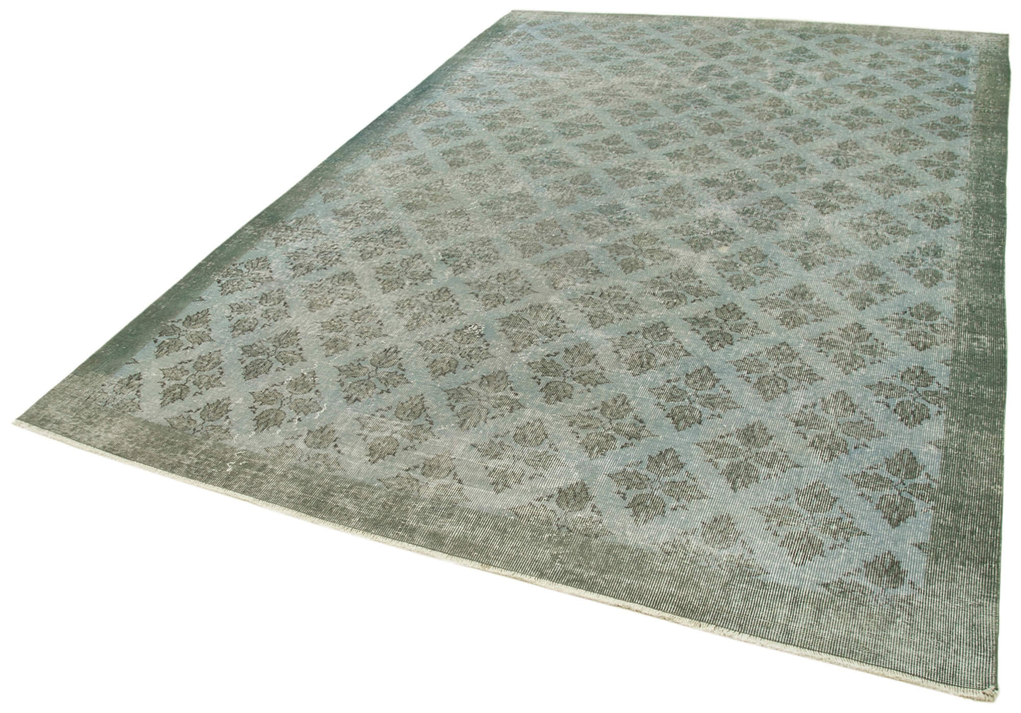 7x10 Blue Overdyed Rug - 39395