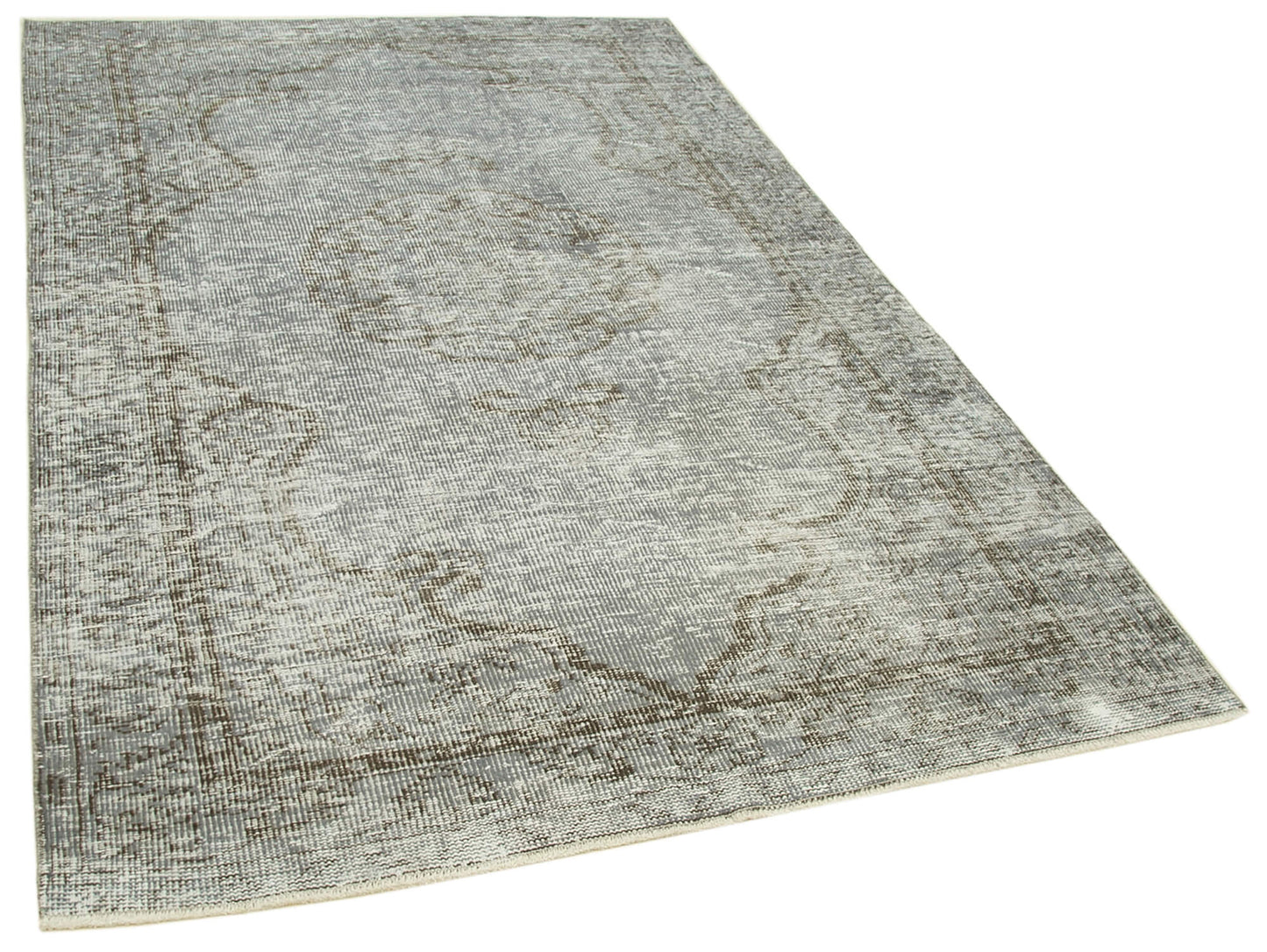 5x8 Grey Overdyed Rug - 39399