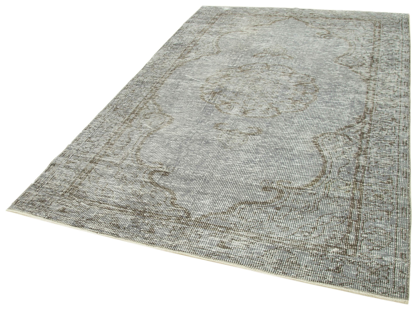 5x8 Grey Overdyed Rug - 39399