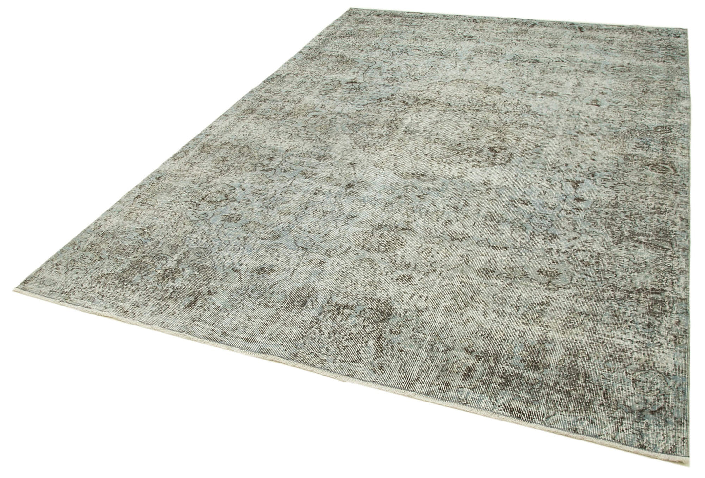 7x10 Blue Overdyed Rug - 39406