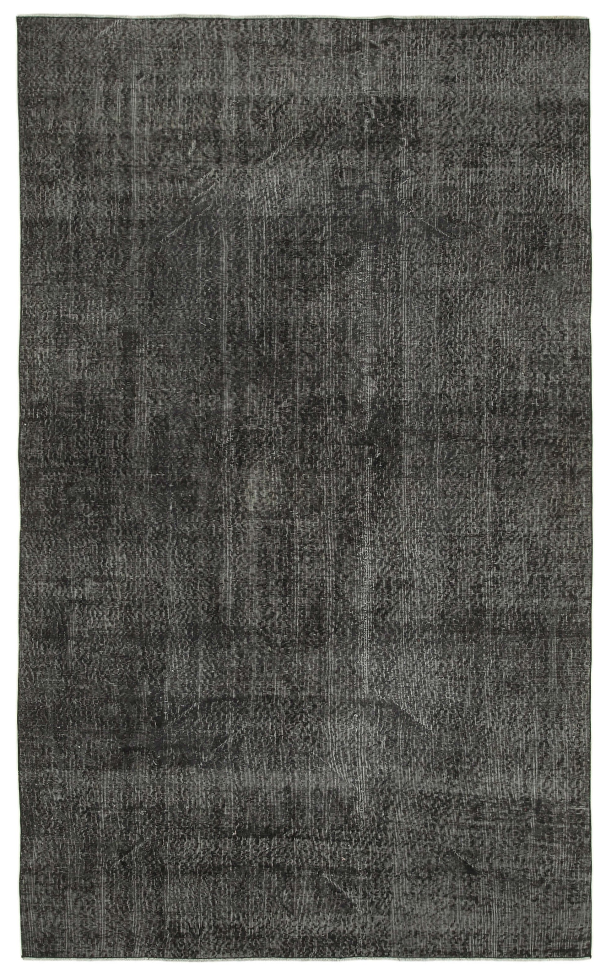 6x10 Black Overdyed Rug - 39407