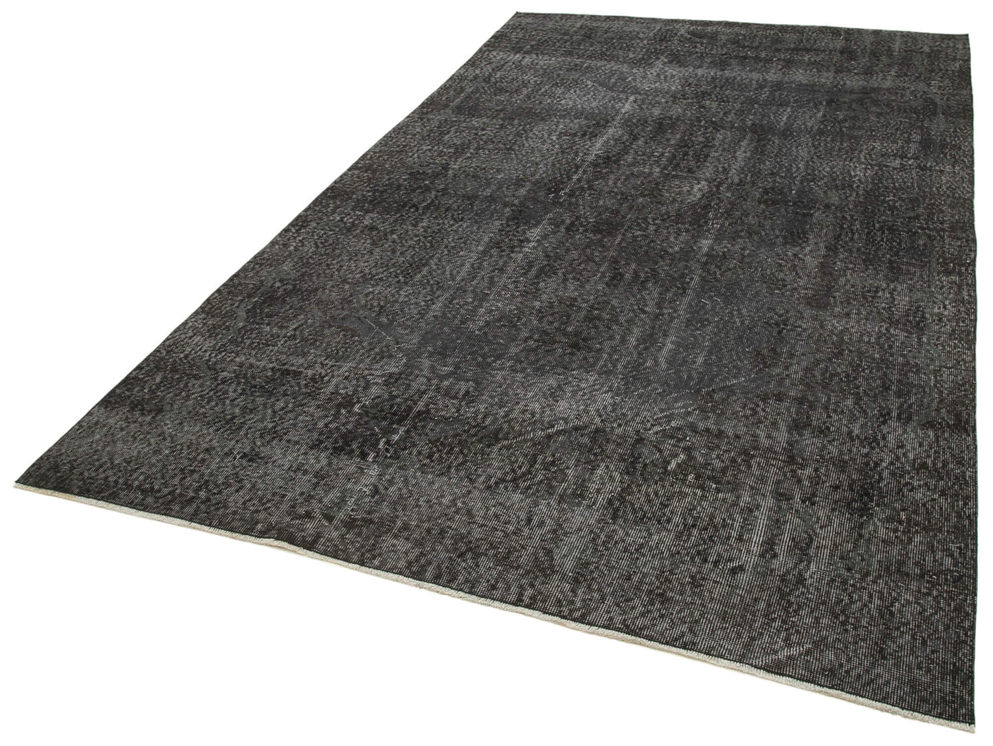 6x10 Black Overdyed Rug - 39407