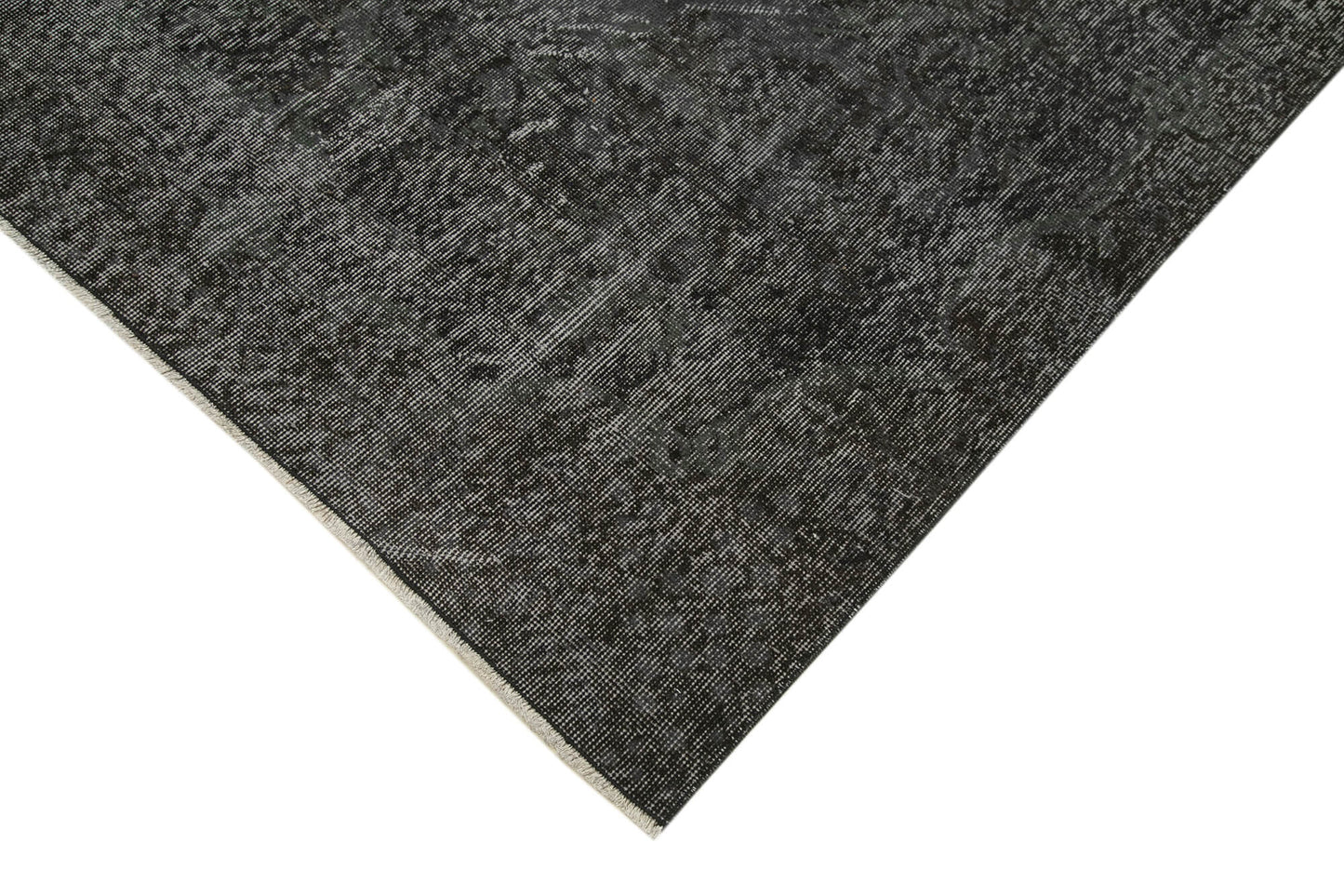 6x10 Black Overdyed Rug - 39407