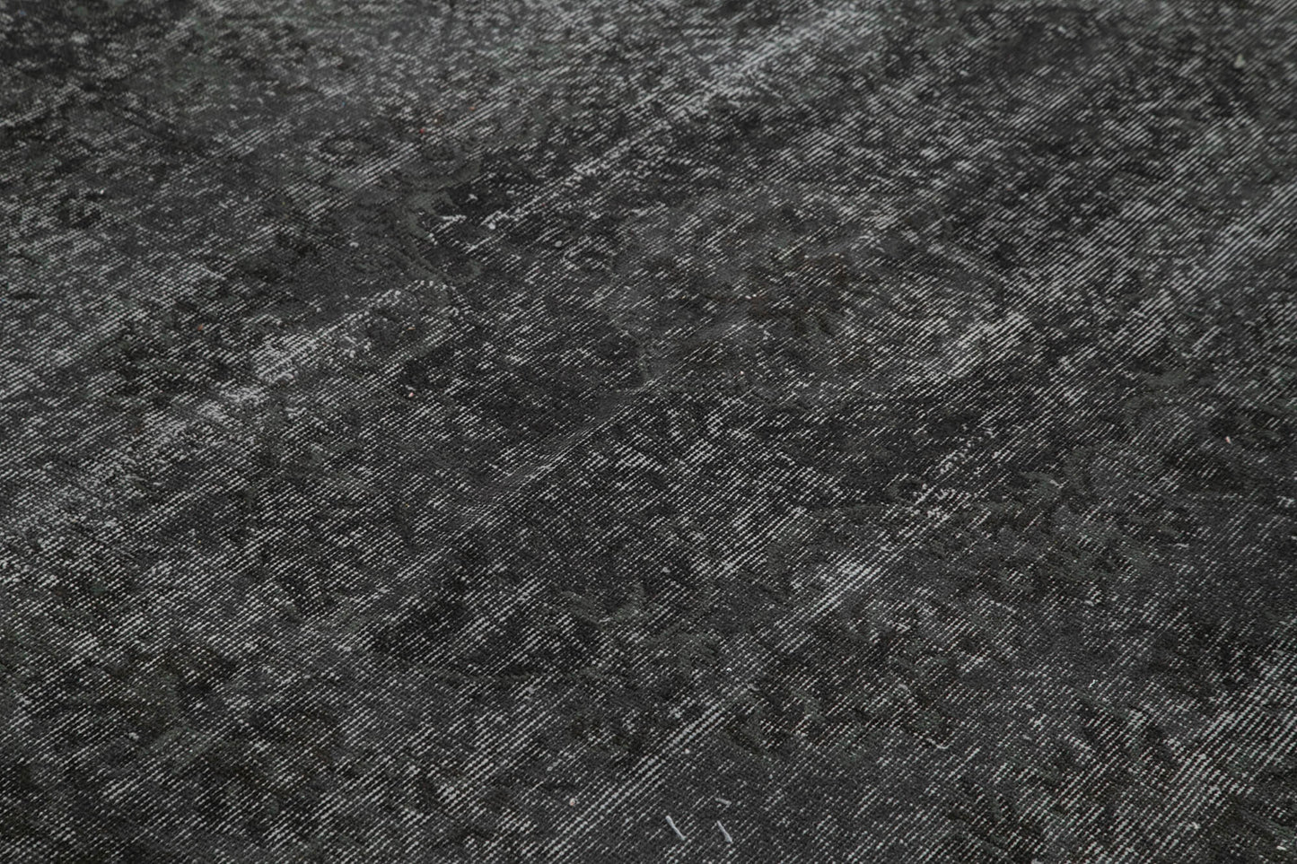 6x10 Black Overdyed Rug - 39407