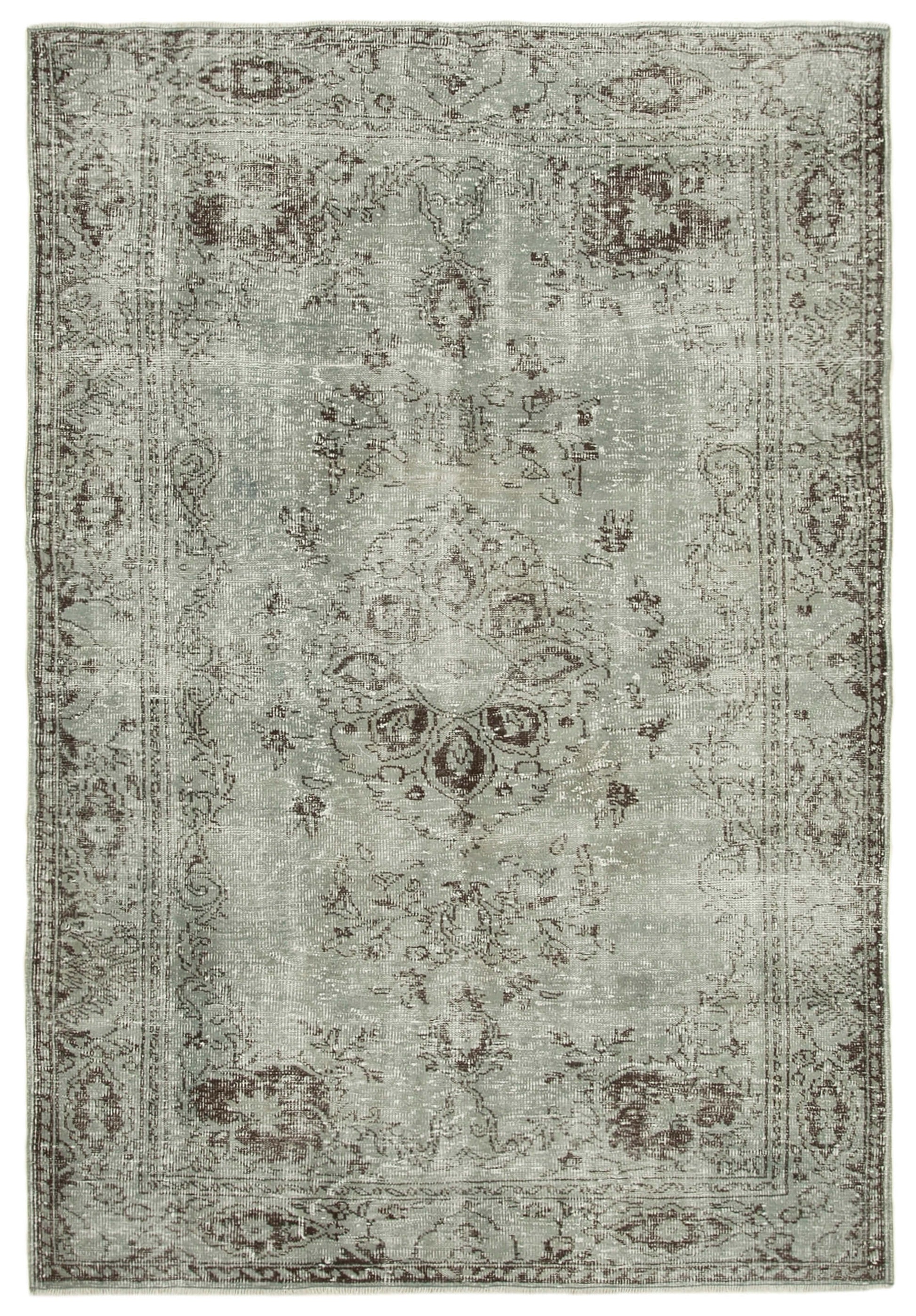 6x9 Grey Overdyed Rug - 39409