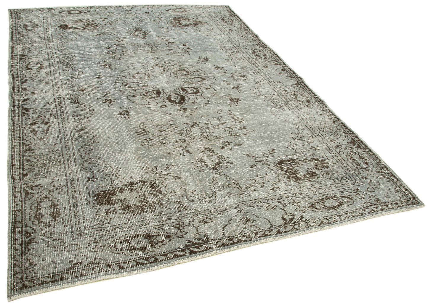 6x9 Grey Overdyed Rug - 39409