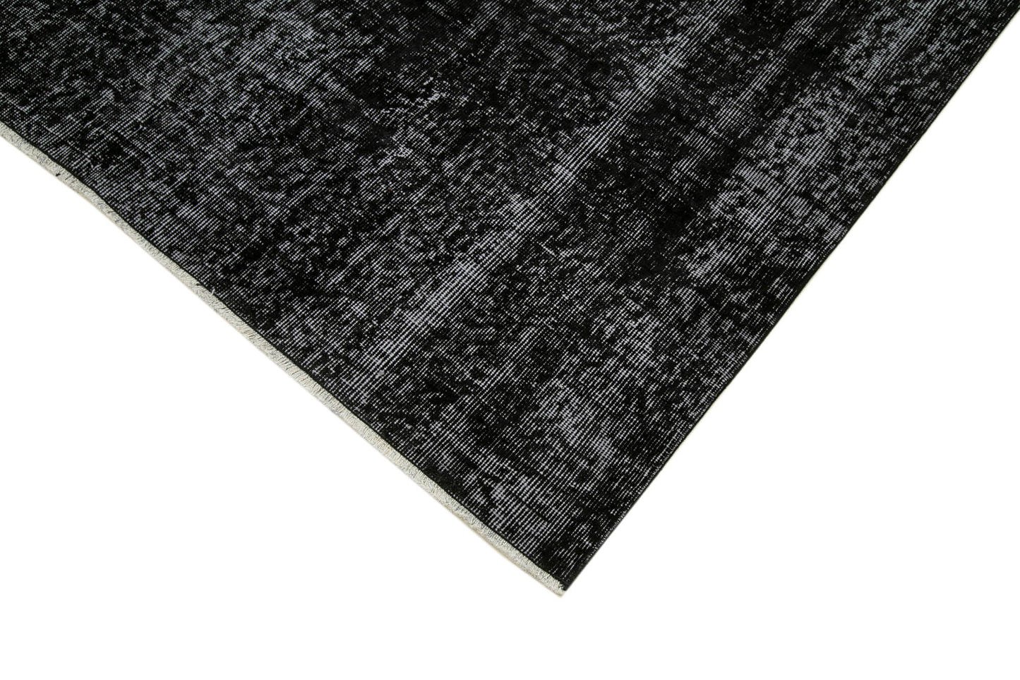 5x8 Black Overdyed Rug - 39412