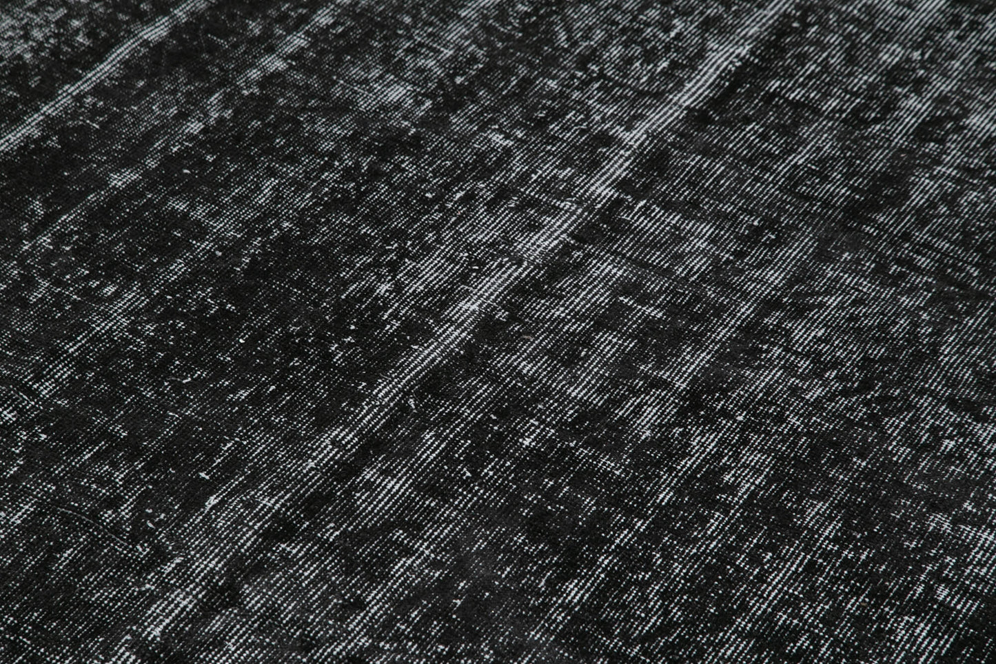 5x8 Black Overdyed Rug - 39412