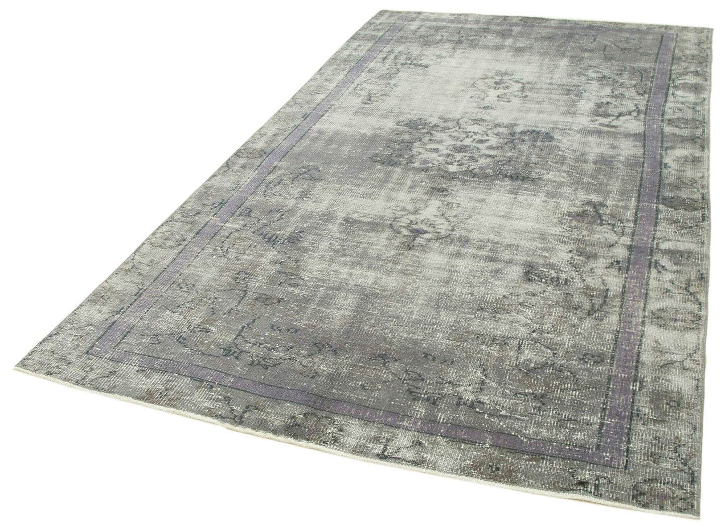 5x9 Grey Overdyed Rug - 39415