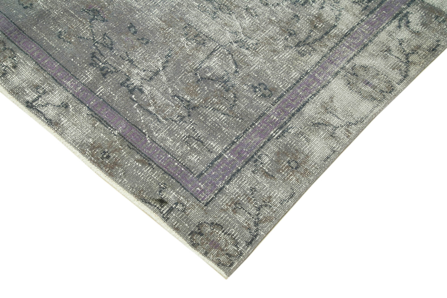 5x9 Grey Overdyed Rug - 39415