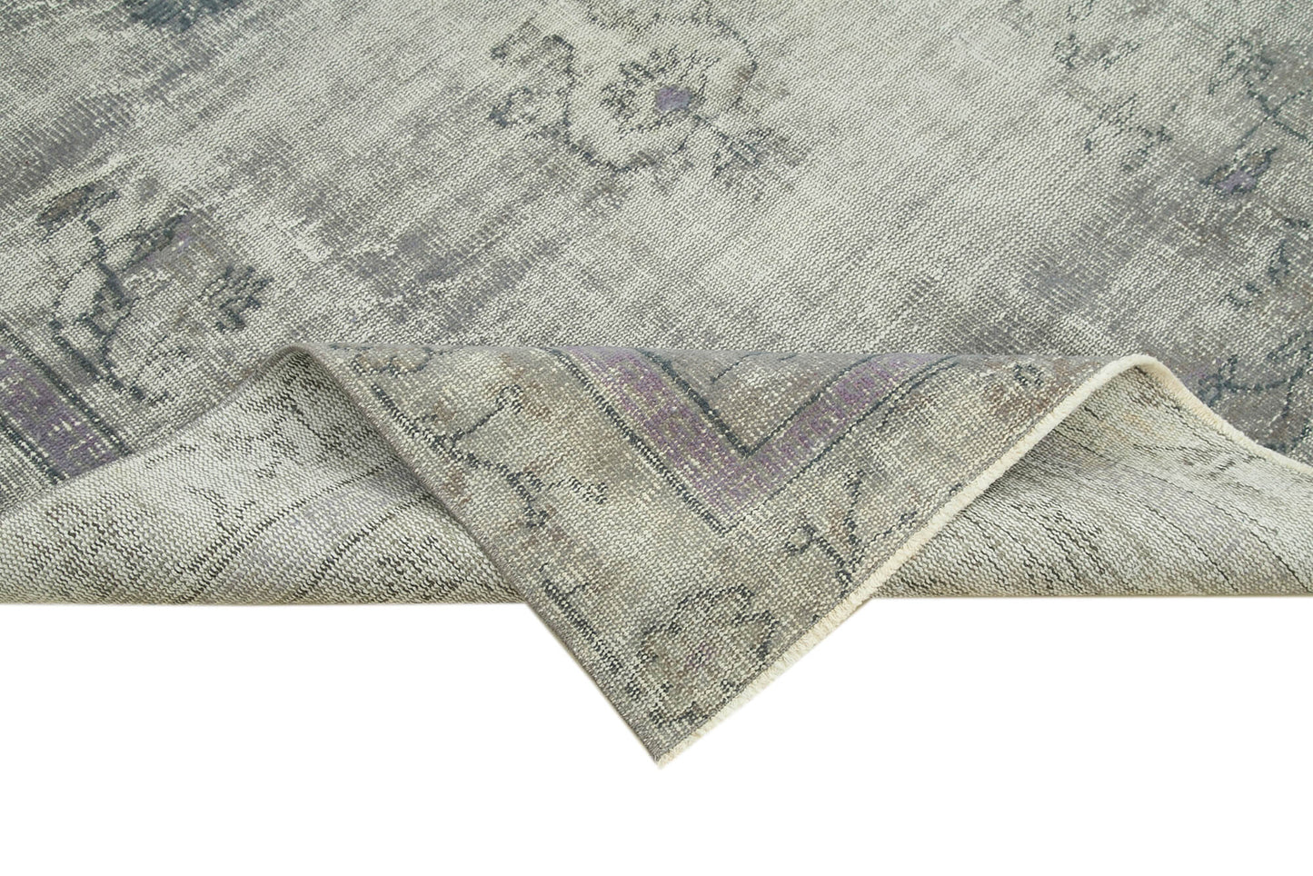 5x9 Grey Overdyed Rug - 39415