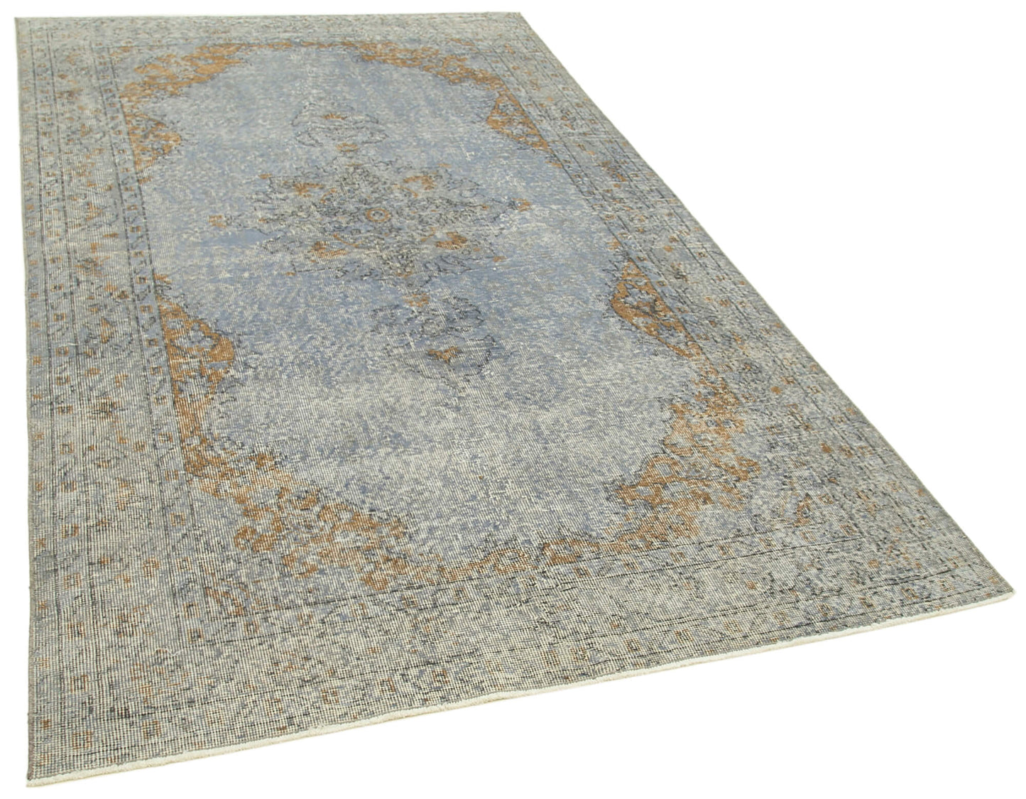 5x9 Grey Overdyed Rug - 39417