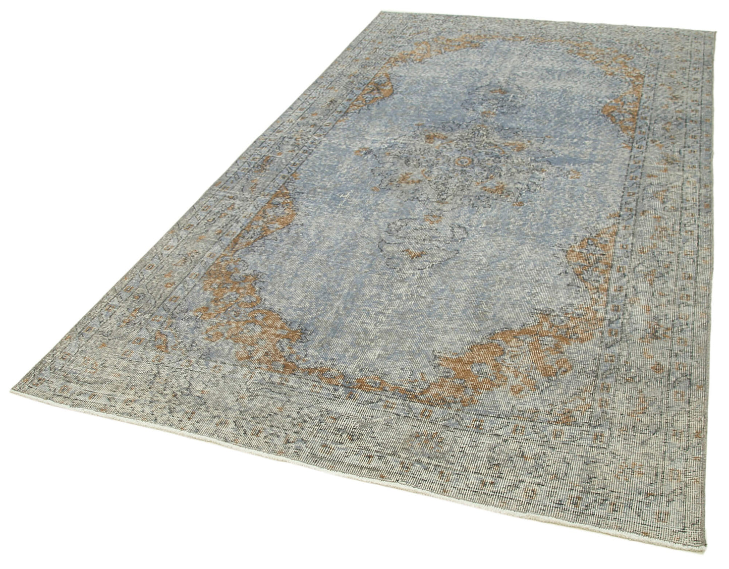 5x9 Grey Overdyed Rug - 39417