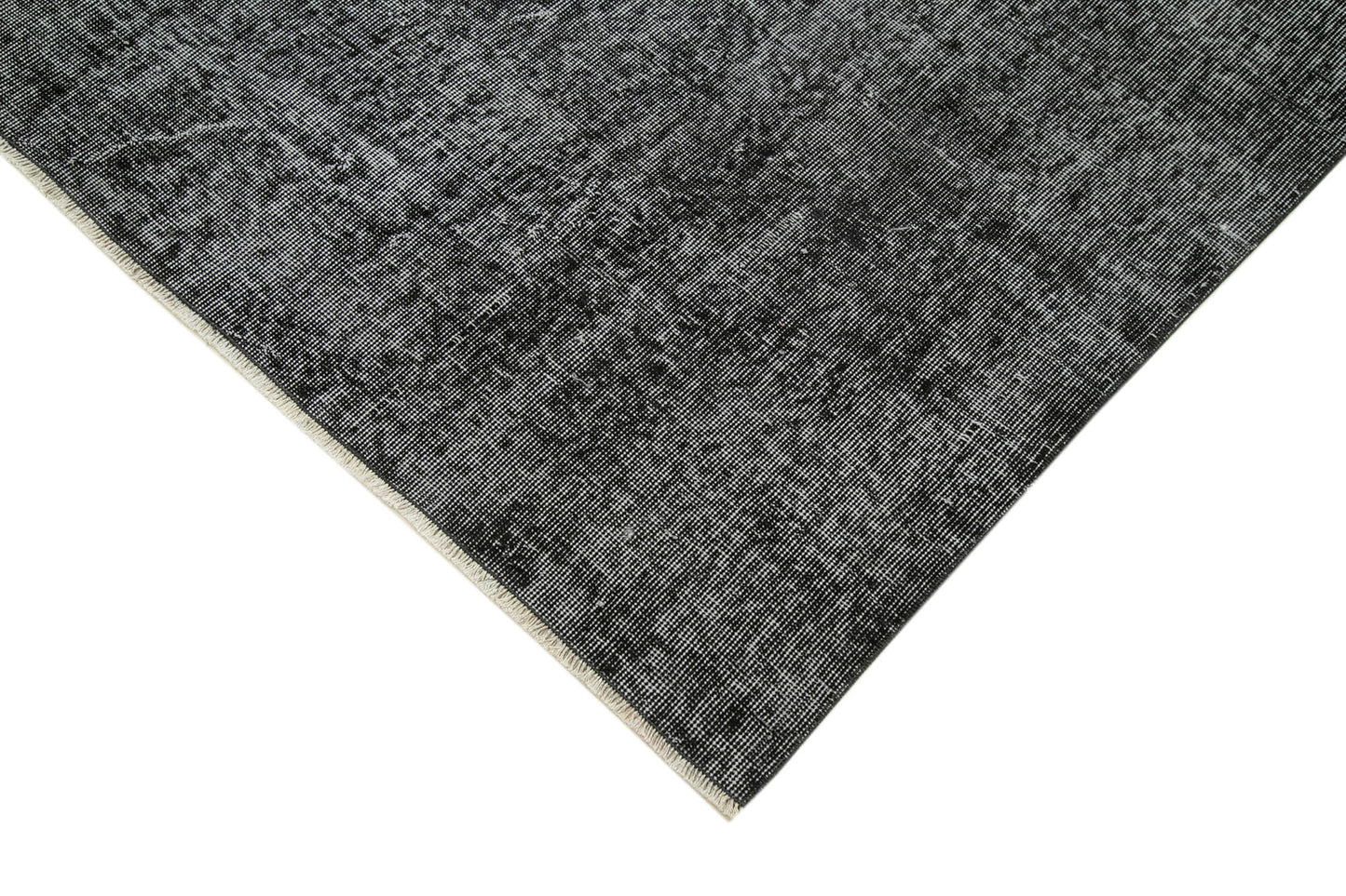 7x10 Black Overdyed Rug - 39419