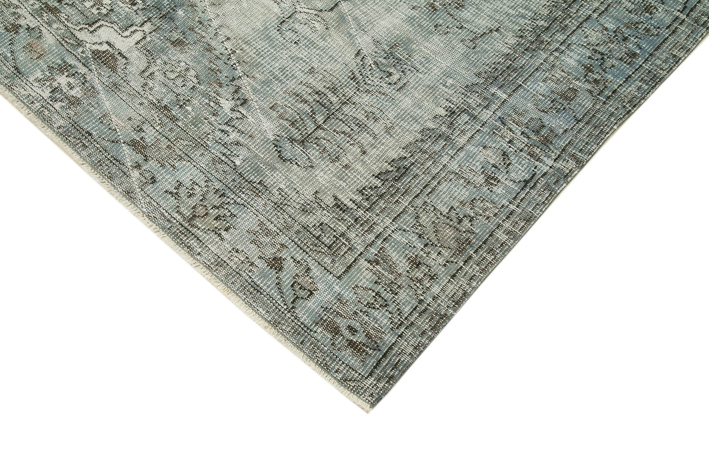 5x8 Blue Overdyed Rug - 39422