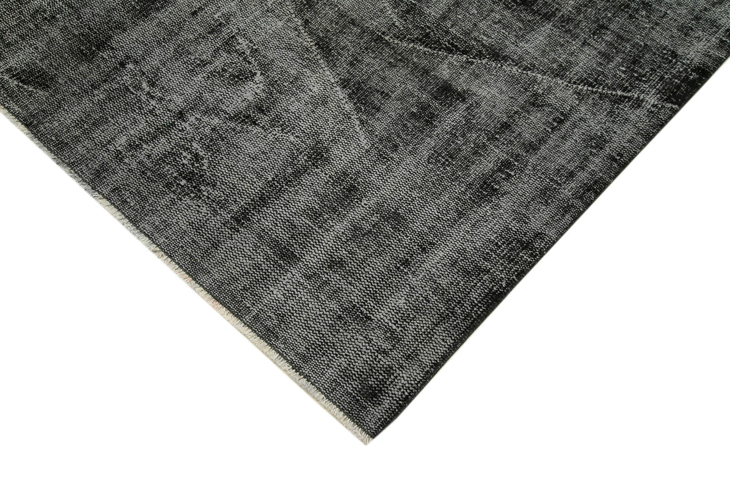 5x9 Black Overdyed Rug - 39427