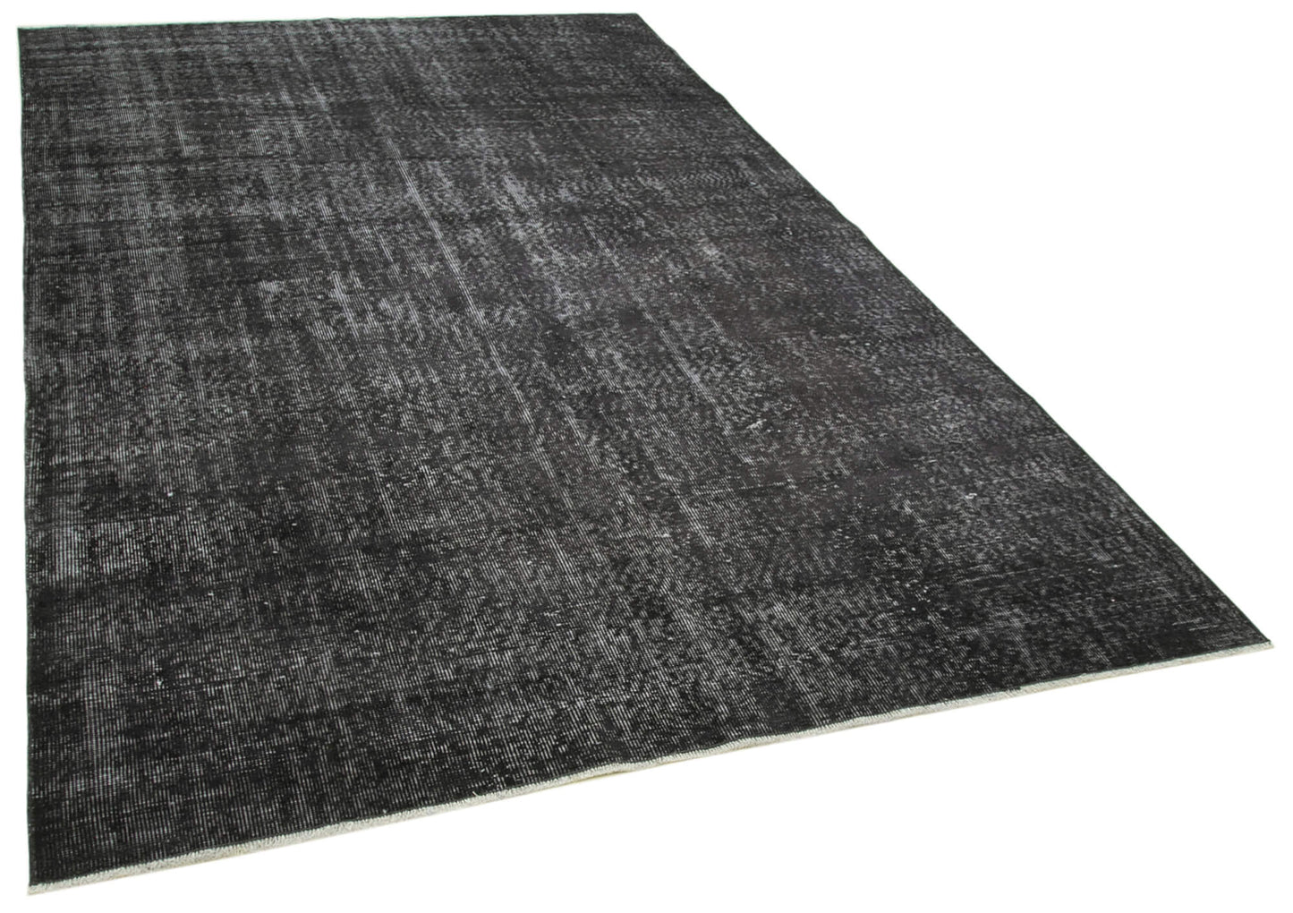 6x10 Black Overdyed Rug - 39433