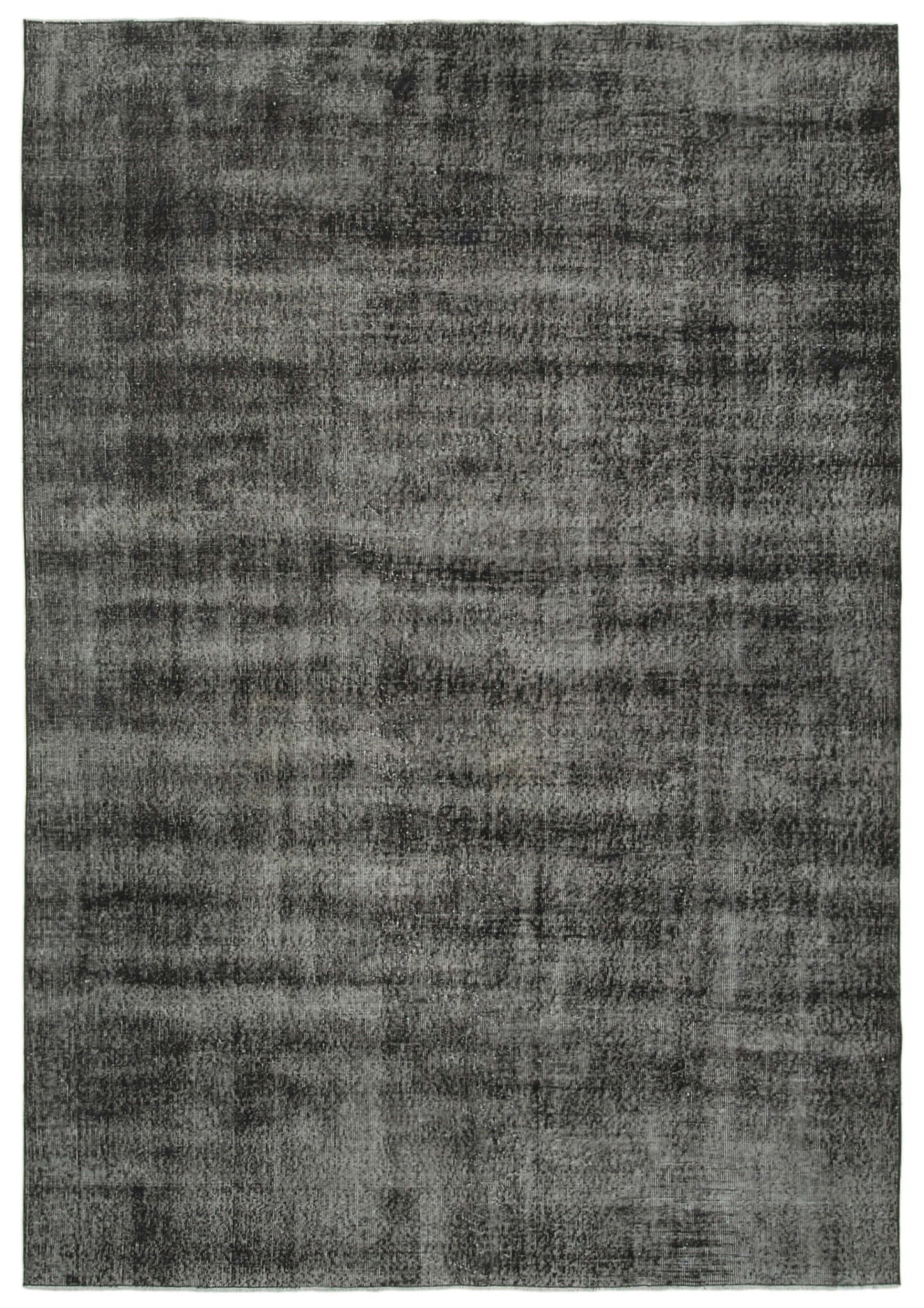 7x10 Black Overdyed Rug - 39440