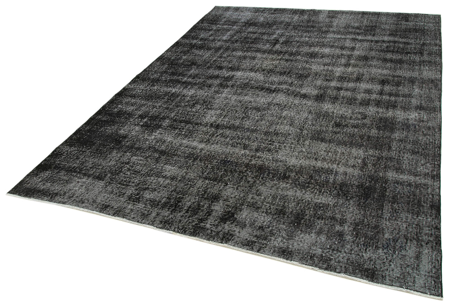 7x10 Black Overdyed Rug - 39440