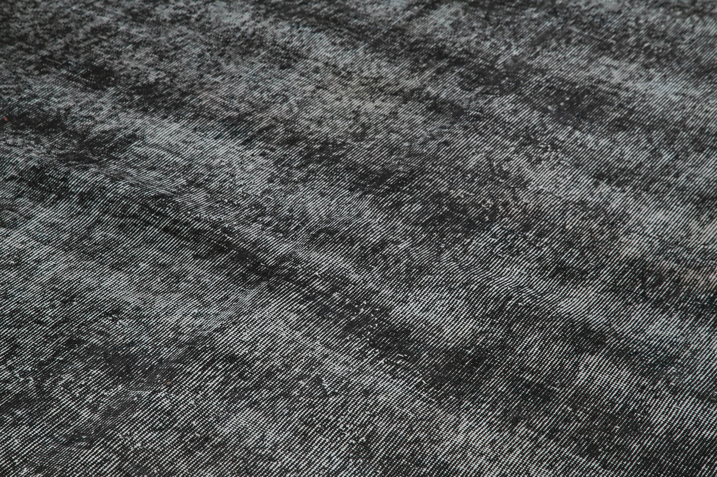 7x10 Black Overdyed Rug - 39440